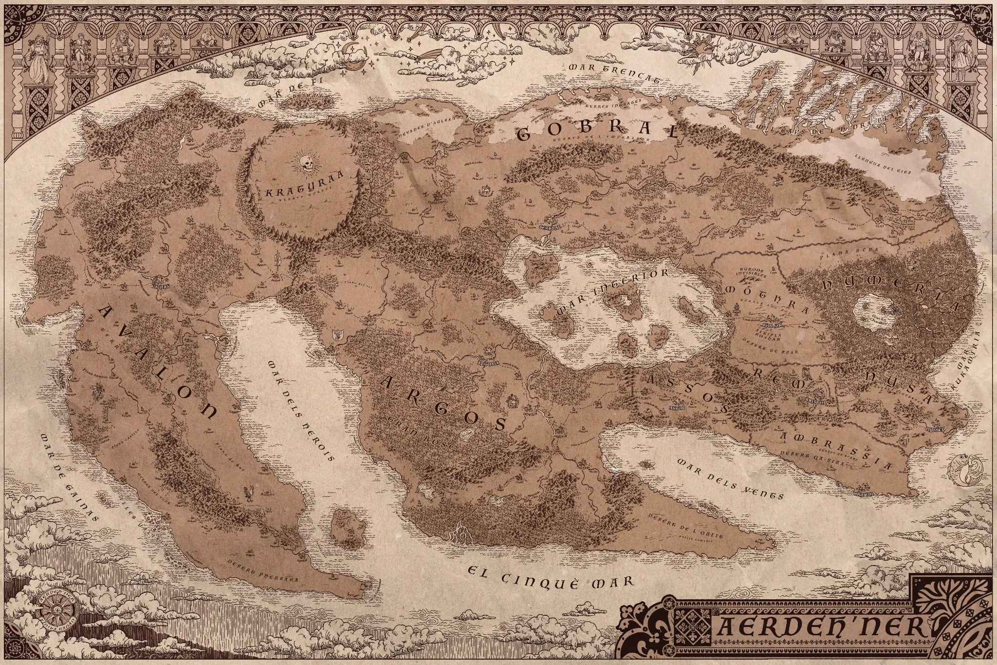 Mapa completo de Aerdeh’ner